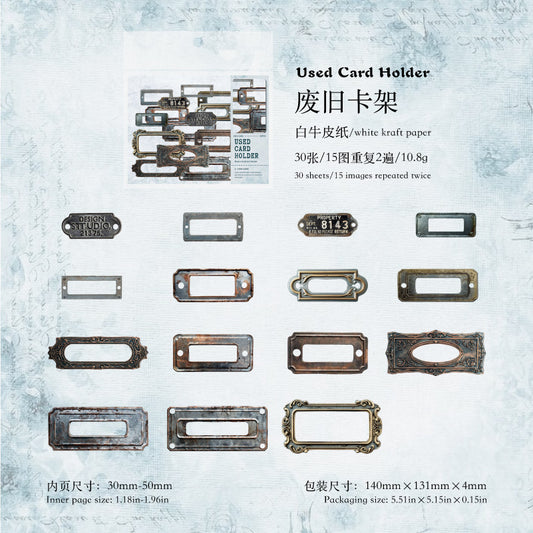 #02979 Vintage Frame Series Sticker