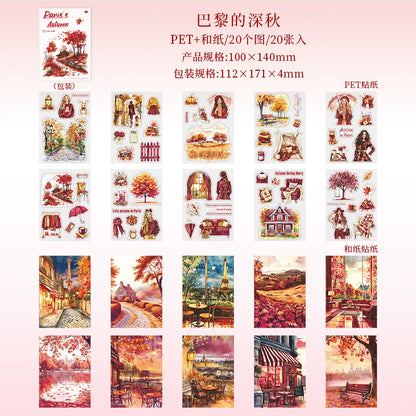 #20006 Paris Autumn Series Sticker Book