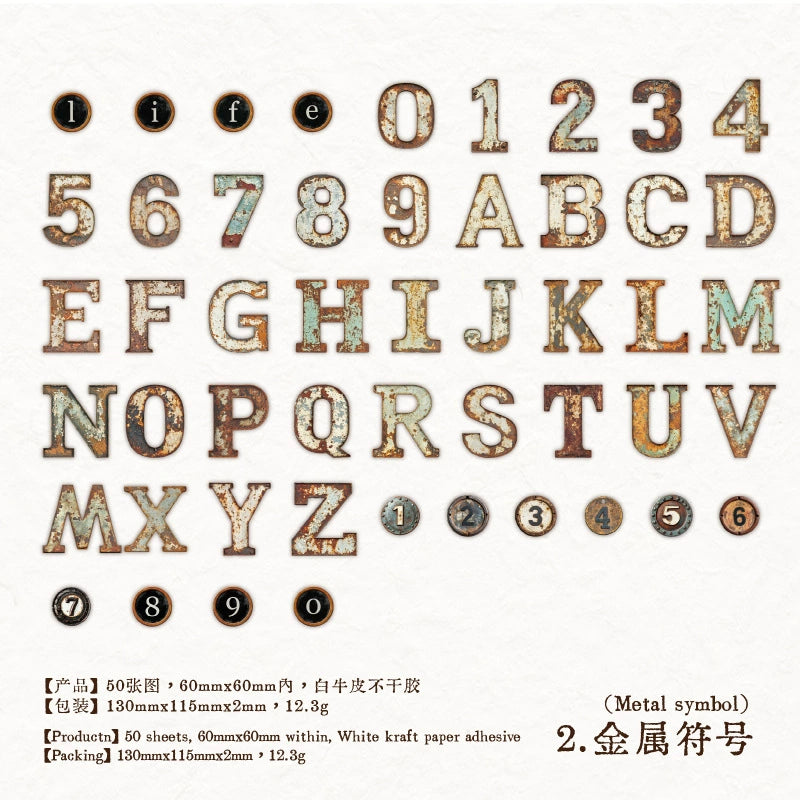 #20163 Vintage Tag Series Sticker