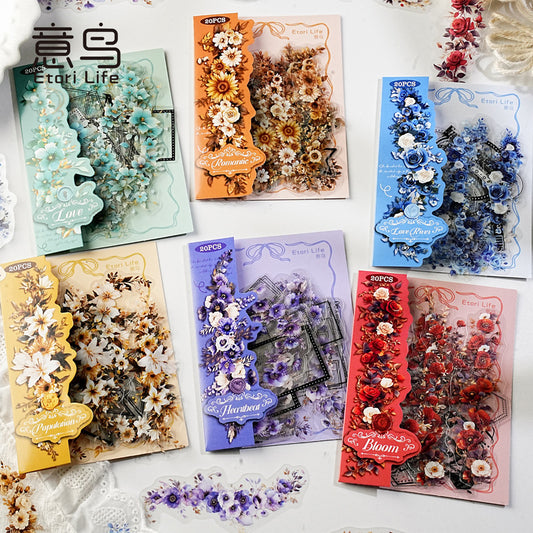 #20583 Flower and Frame Series Sticker