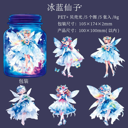 H4#20354 PET Sticker 小仙女日记