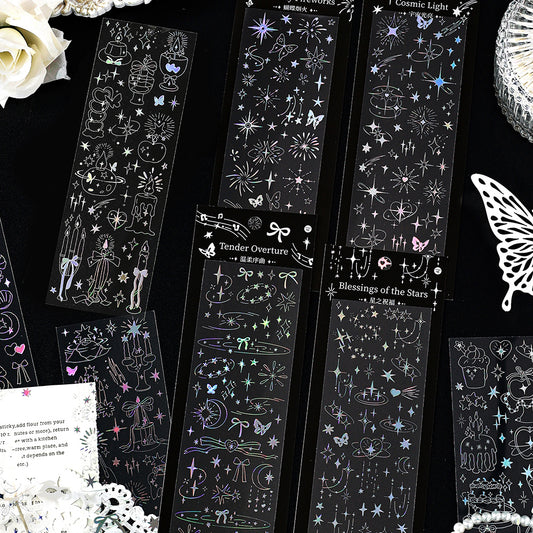 #03035 Stars and Dots Series Sticker