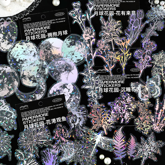 #02539 Moon Garden Series Sticker