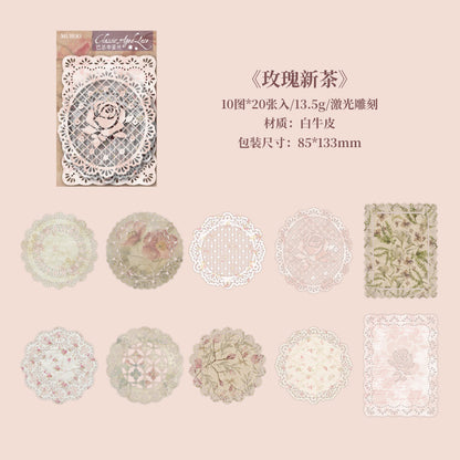 #02153 Classic Lace Series Material Paper