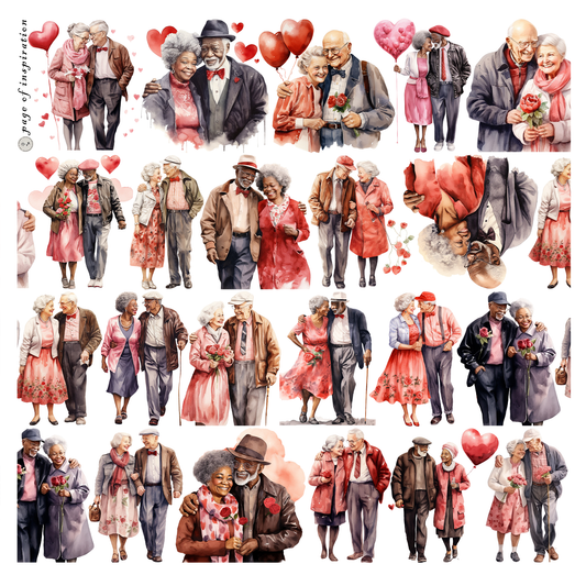 #S72 Customized PET Tape Elder Couple