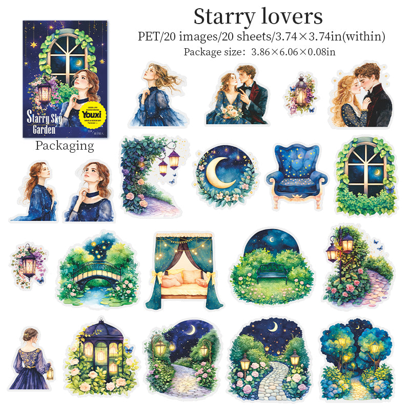 #02103 Starry Sky Garden Series Sticker