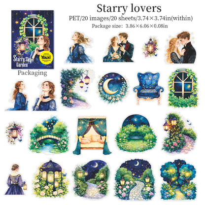 #02103 Starry Sky Garden Series Sticker