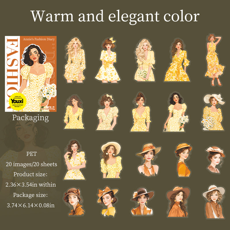 #02877 Annies Diary Series Sticker