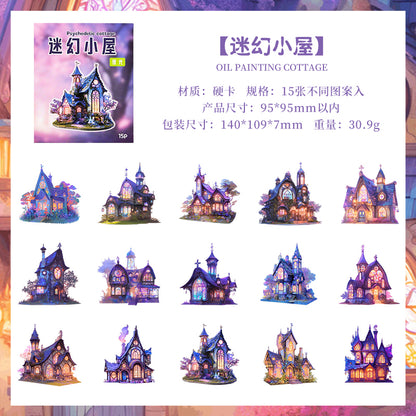 #02192 Cute House Series Sticker