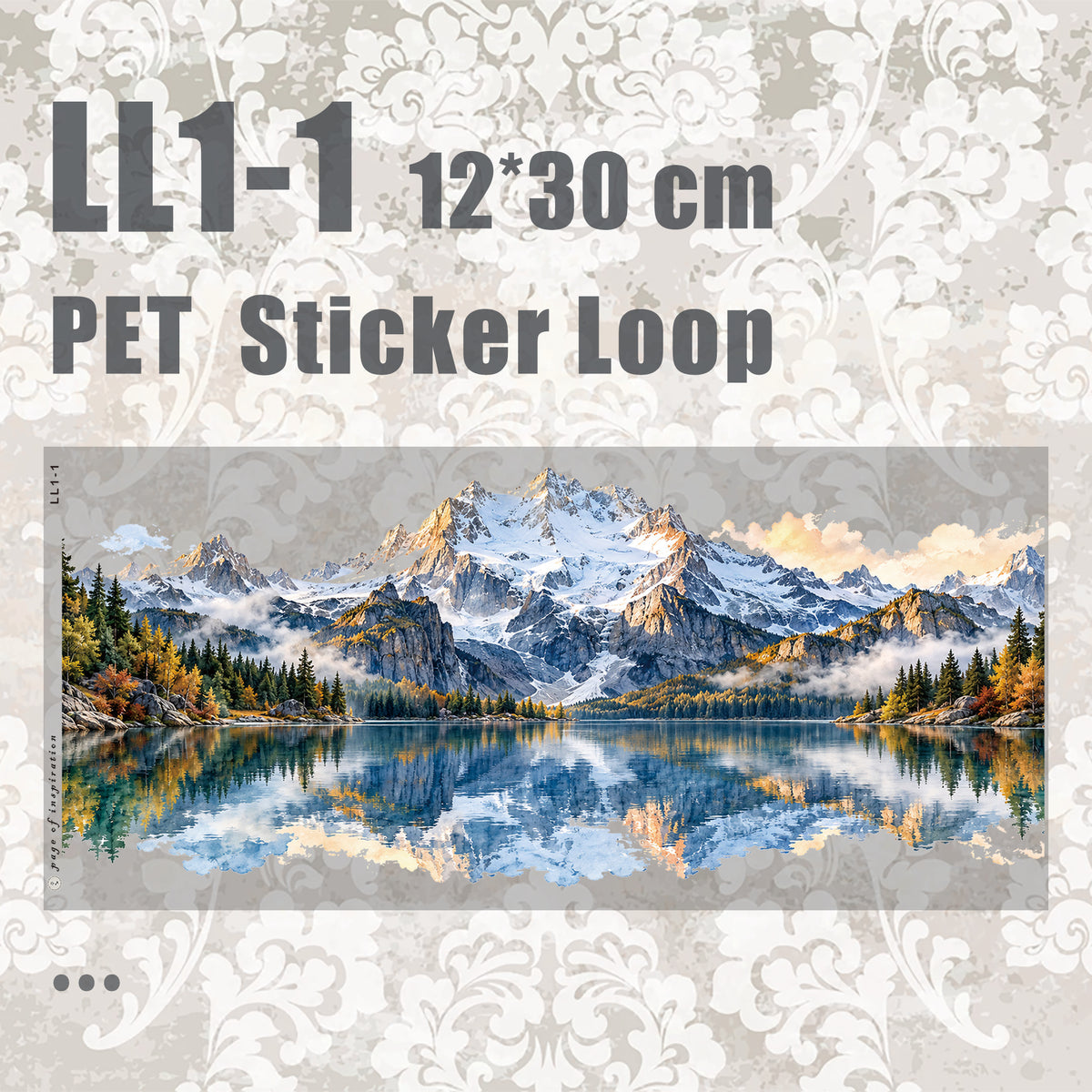 #LL1 L PET Sticker Loop