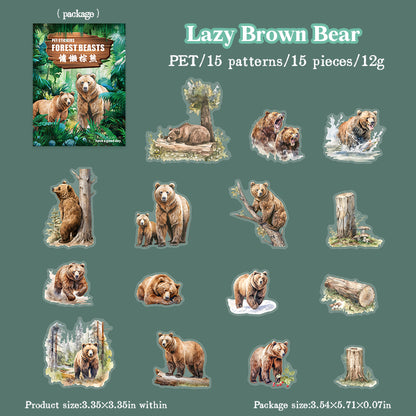 #02676 Forest Animal Series Sticker