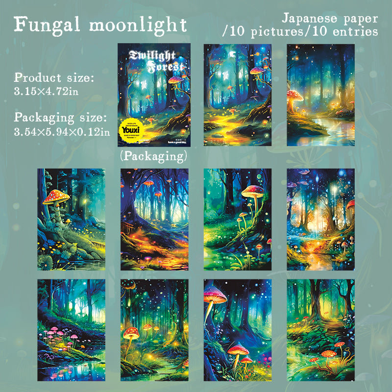 #02100 Twilight Forest Series Sticker