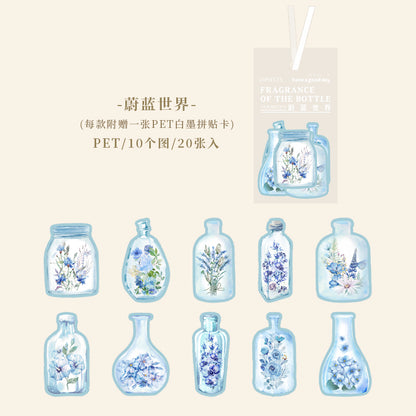 #02494 Flower in Bottle  Series Sticker