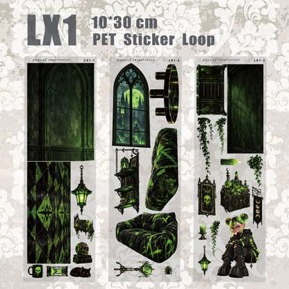 #LX1 PET Sticker Loop