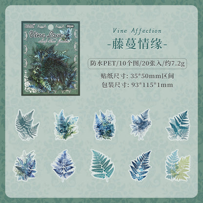 #02558 Plant Greenery Series Sticker