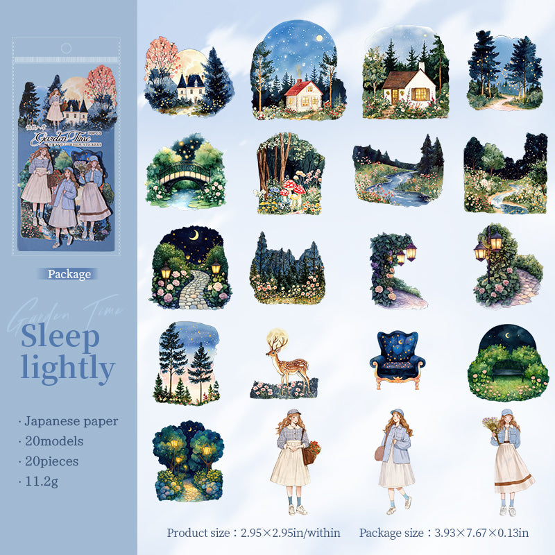 #02510 Garden Time Series Sticker