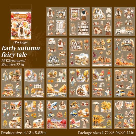 #02308 Journey Of four Seasons Series Sticker