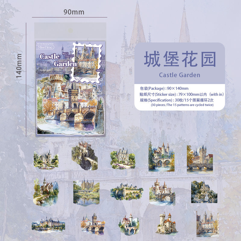 #02479 City Jounery Series Sticker