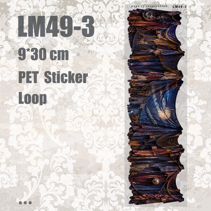 #LM49 M PET Sticker Loop