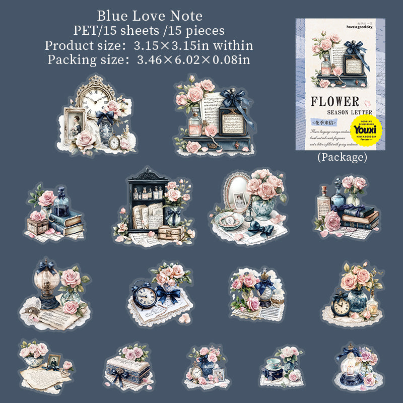 #02497 Flower in House  Series Sticker