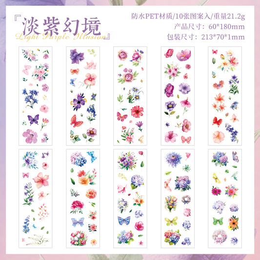 #02408 Flower Whisper Series Sticker