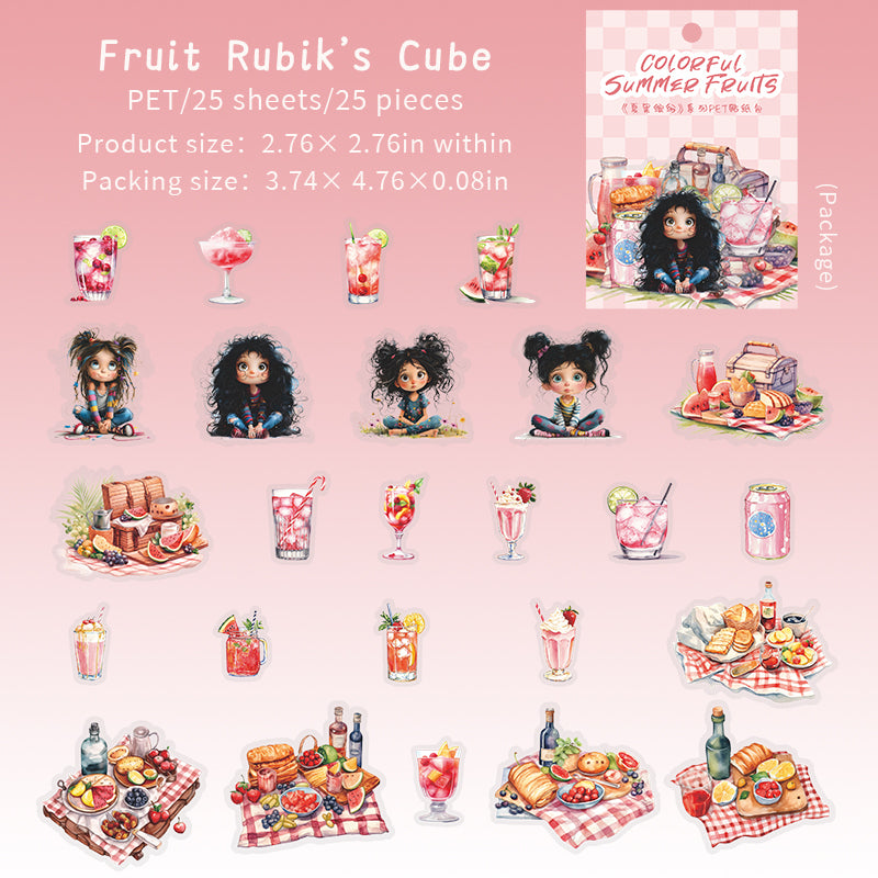 #02099 Summer Fruit Series Sticker