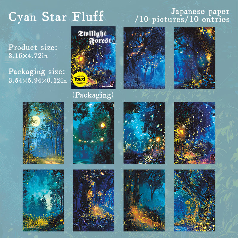 #02100 Twilight Forest Series Sticker
