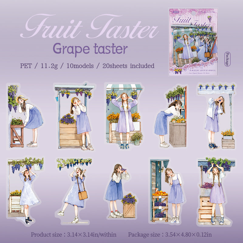 #02858 Fruit Girl Series Sticker