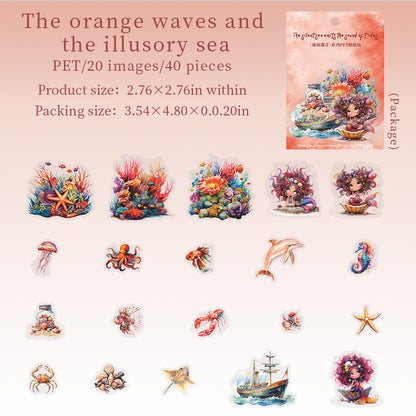 #02632 Ocean Scenery Series Sticker