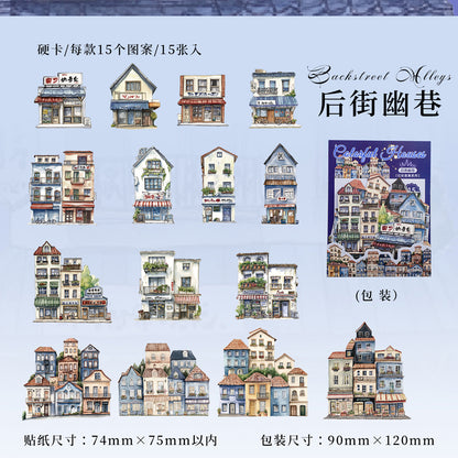 #02346 Colorful House Series Sticker