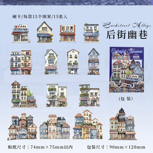 #02346 Colorful House Series Sticker