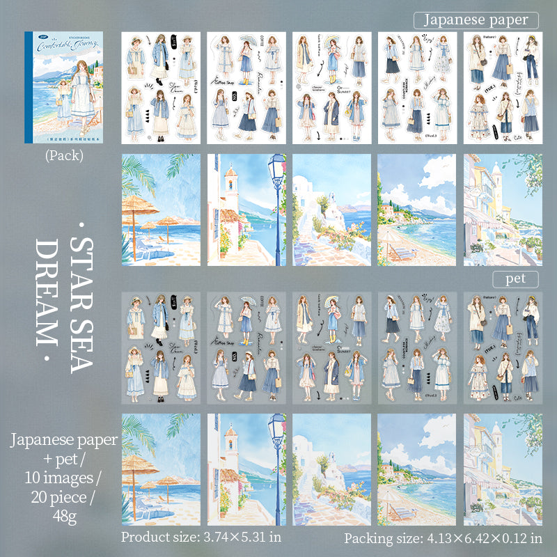 #02472 Teenager Girl Series Sticker Book