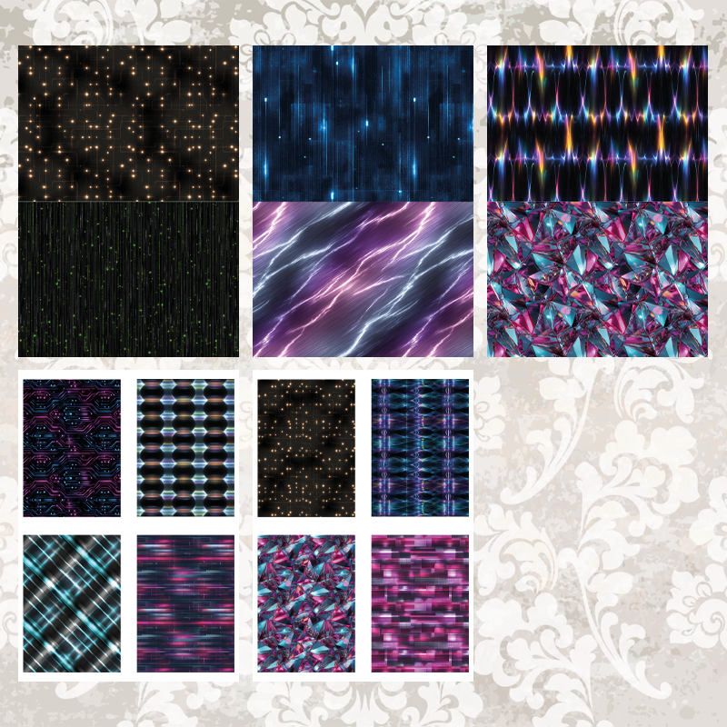 #5A253 POI Print A5 Cardstock Paper Set 10 Pcs