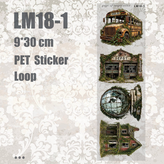 #LM18 M PET Sticker Loop