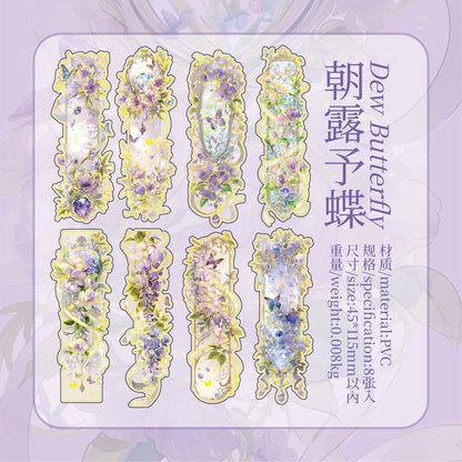 #02674 Vintage Flower Series Sticker