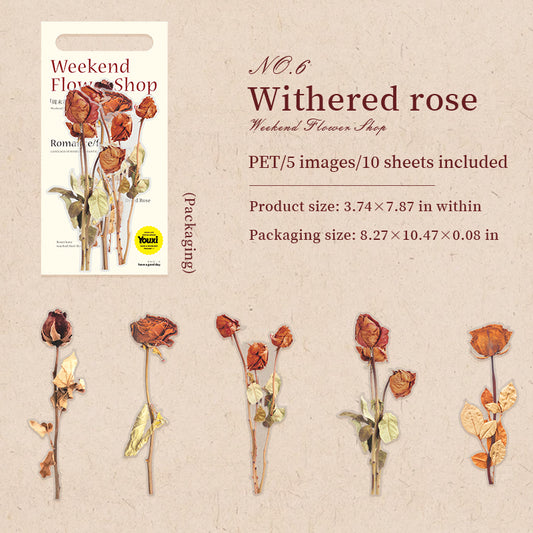 #02616 Rose Bundle Series Sticker