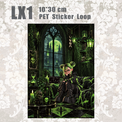 #LX1 PET Sticker Loop