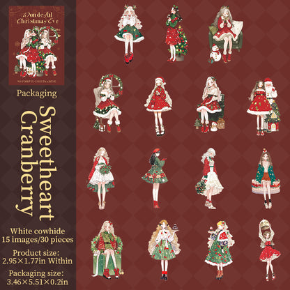 #02686 Christams Lover Series Sticker