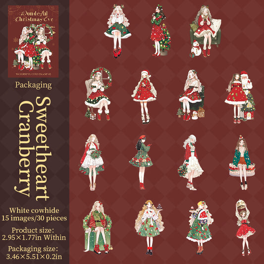 #02686 Christams Lover Series Sticker