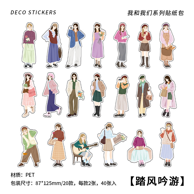 #02487 Fantasy Girl Series Sticker