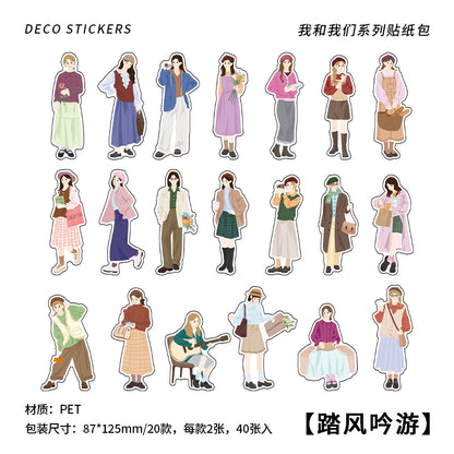 #02487 Fantasy Girl Series Sticker