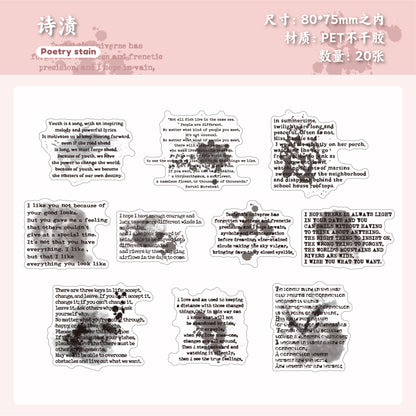 #02634 Washi Ink Series Sticker