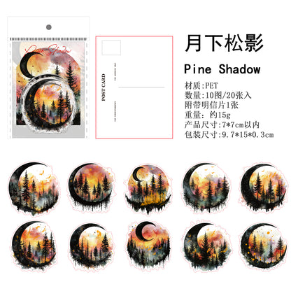 #02140 Viled in Spring's Haze Series Sticker