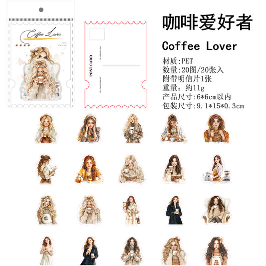 #02464 Coffe Series Sticker