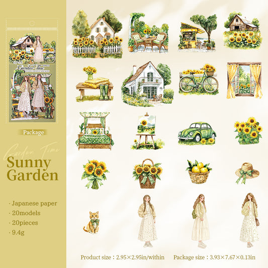 #02510 Garden Time Series Sticker
