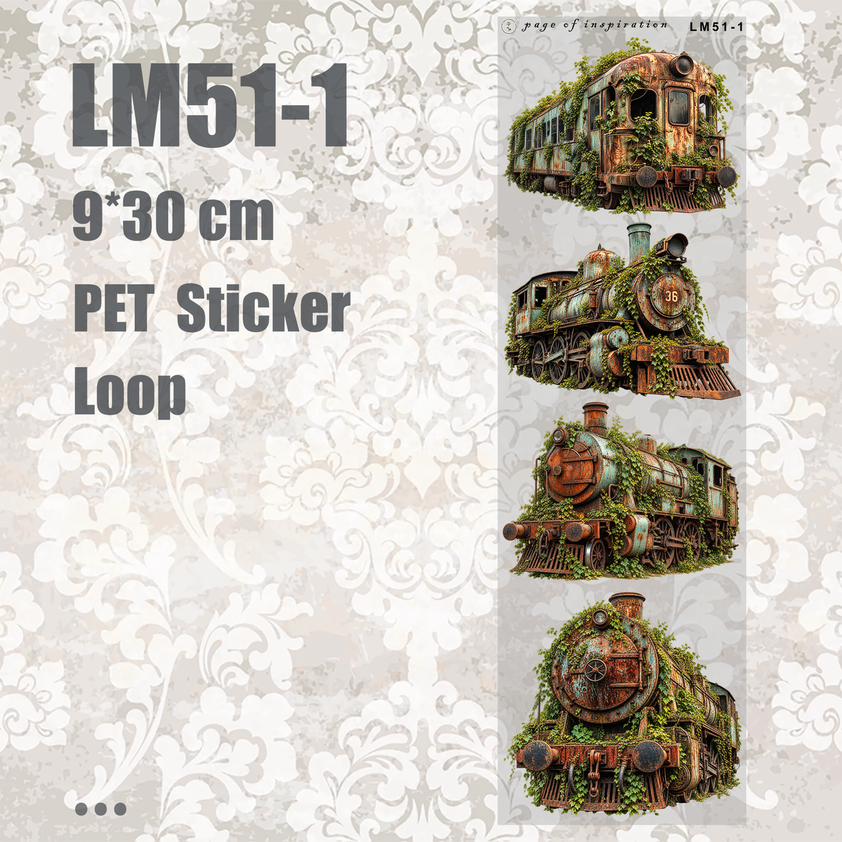 #LM51 M PET Sticker Loop