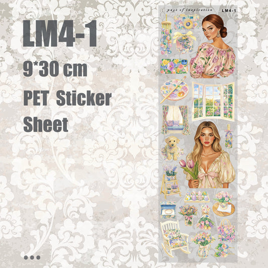 #LM4-1 M PET Sticker Loop