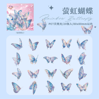 #02148 Butterfly Dancing Series Sticker
