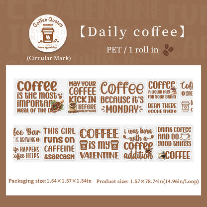 #03107 Coffe Note Series Tape