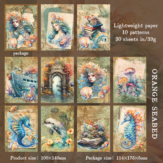 #02278 Magical Mermaid Series Material Paper